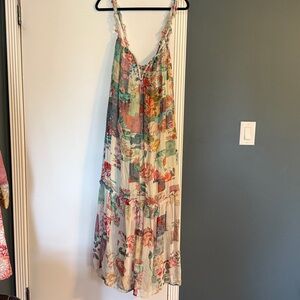 Anthropologie Pastel Floral Dress
